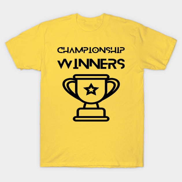 Sports - Championship Winners T-Shirt by Bharat Parv